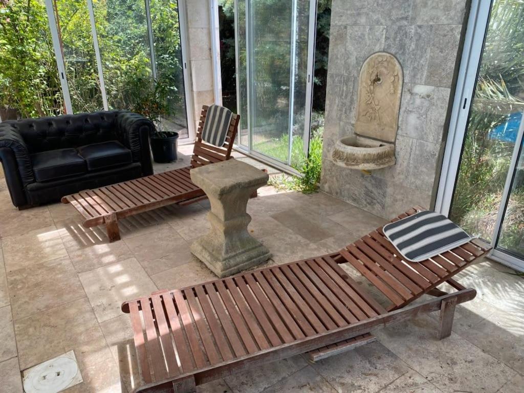 Chambre Chez L'Habitant Avec Piscine Марсель Экстерьер фото